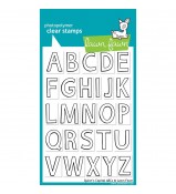 Lawn Fawn Quinn's Capital Uppercase ABCs stamp set